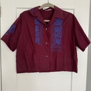 Acne Studios Embroidered Shirt Button Up